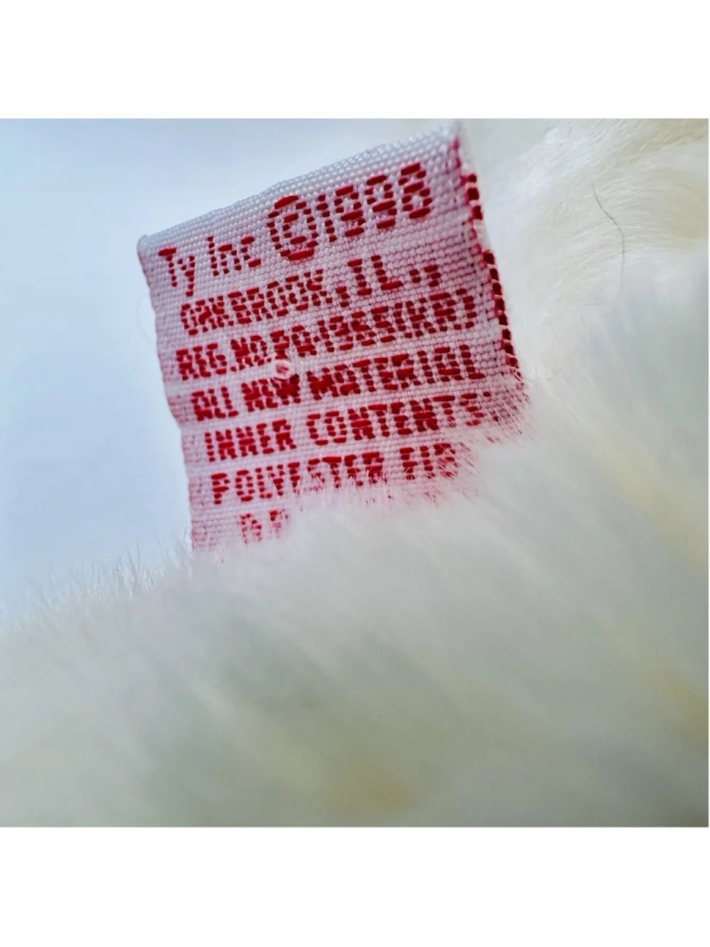 Ty Beanie Buddy CHILLY the Polar Bear w/ Ear Tag 13 Inch Stuffed Animal Plush
